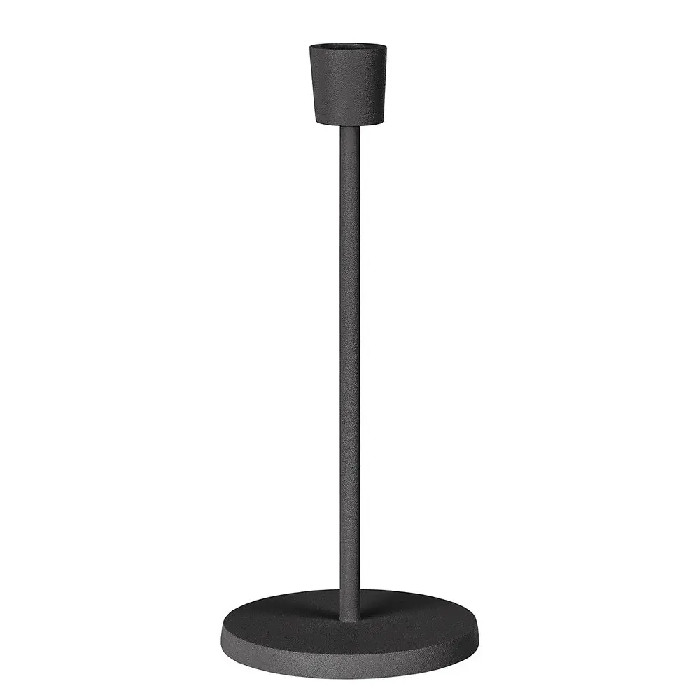 HIGHLIGHT Svícen na dlouhou svíčku 24 cm - černá