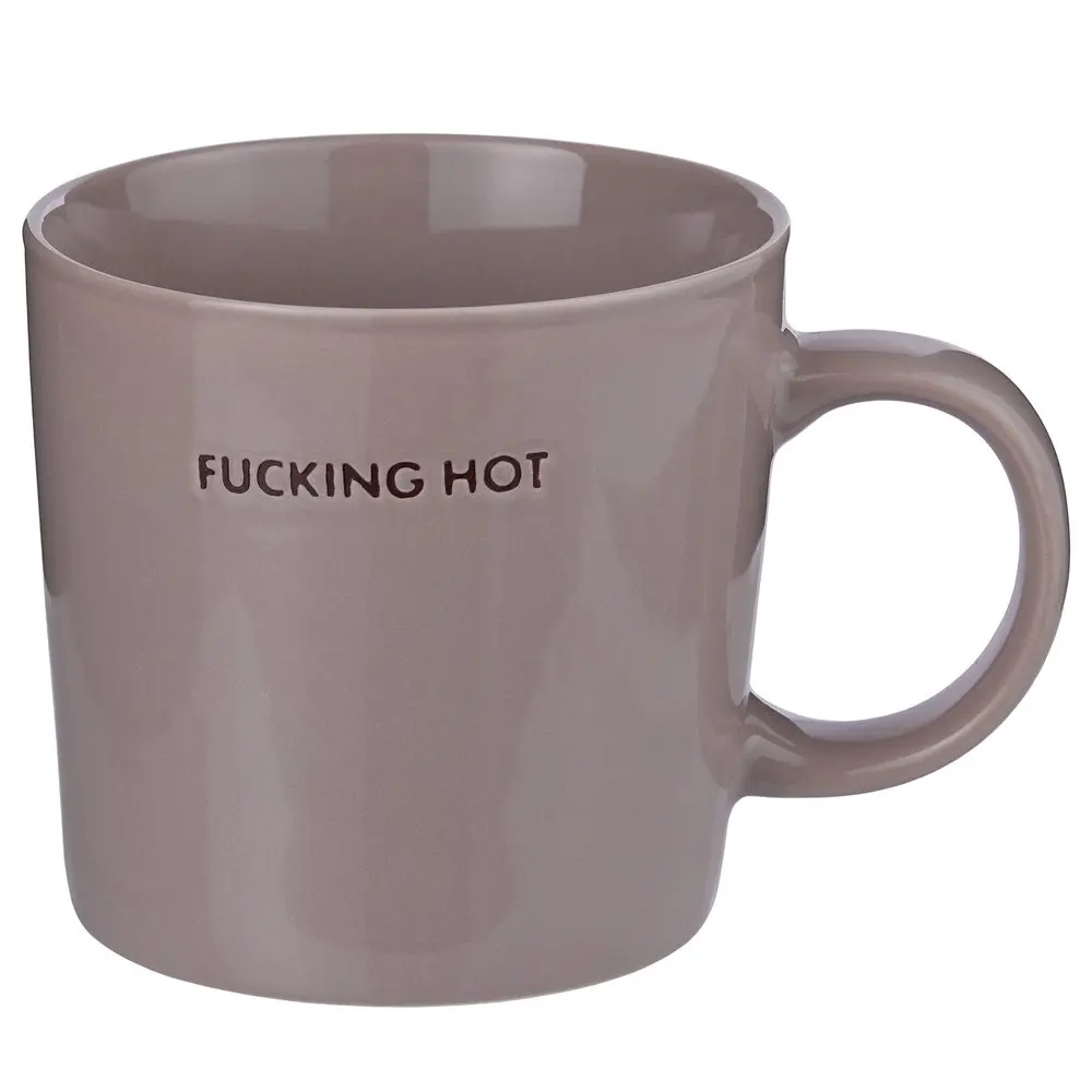 GOOD VIBES Hrnek "Fucking Hot" 400 ml - fialová