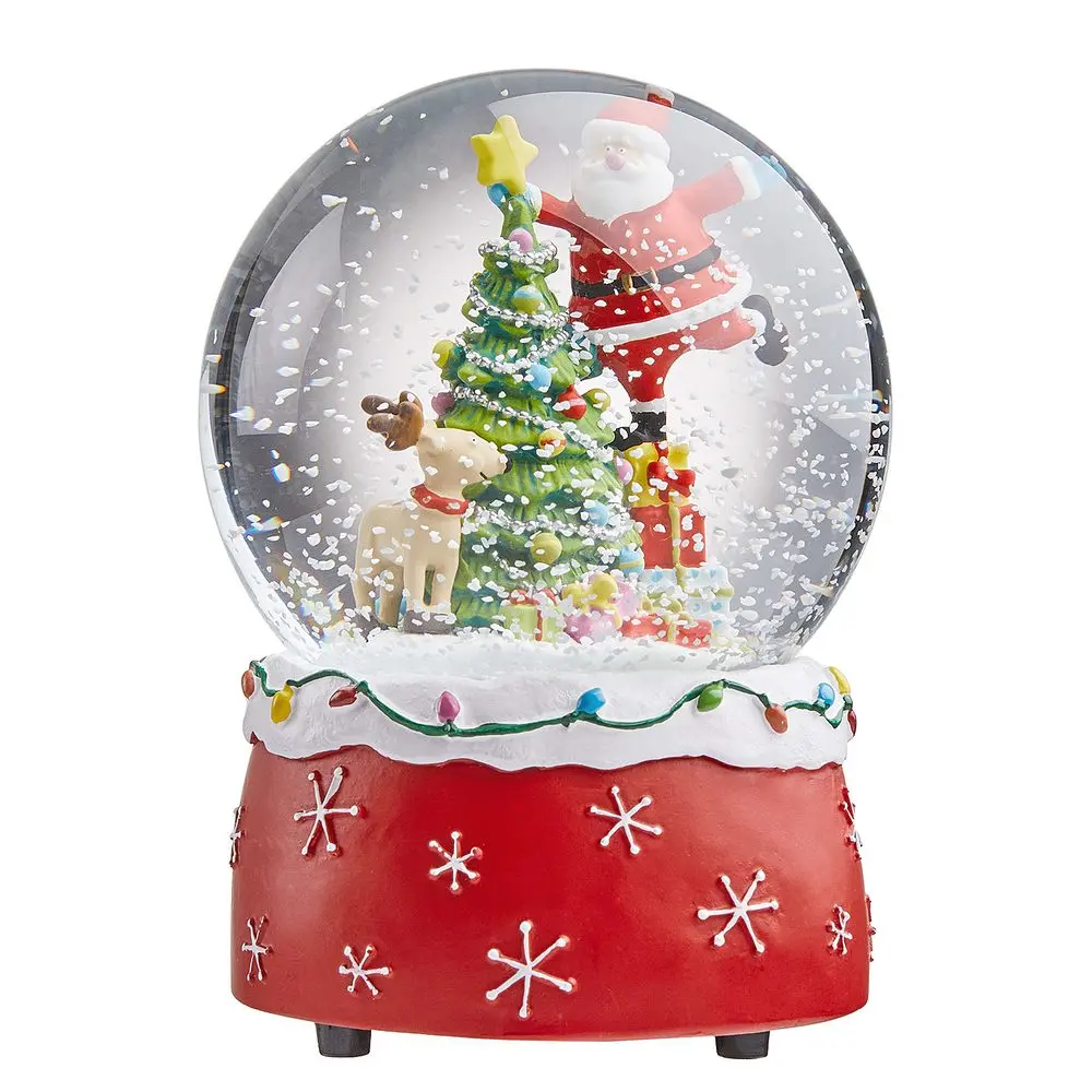 X-MAS Hrací skříňka Santa, stromek a sob