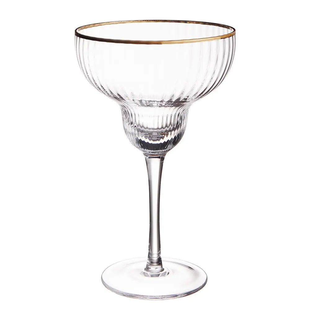 GOLDEN TWENTIES Sklenice na Cosmopolitan se zlatým okrajem 350 ml