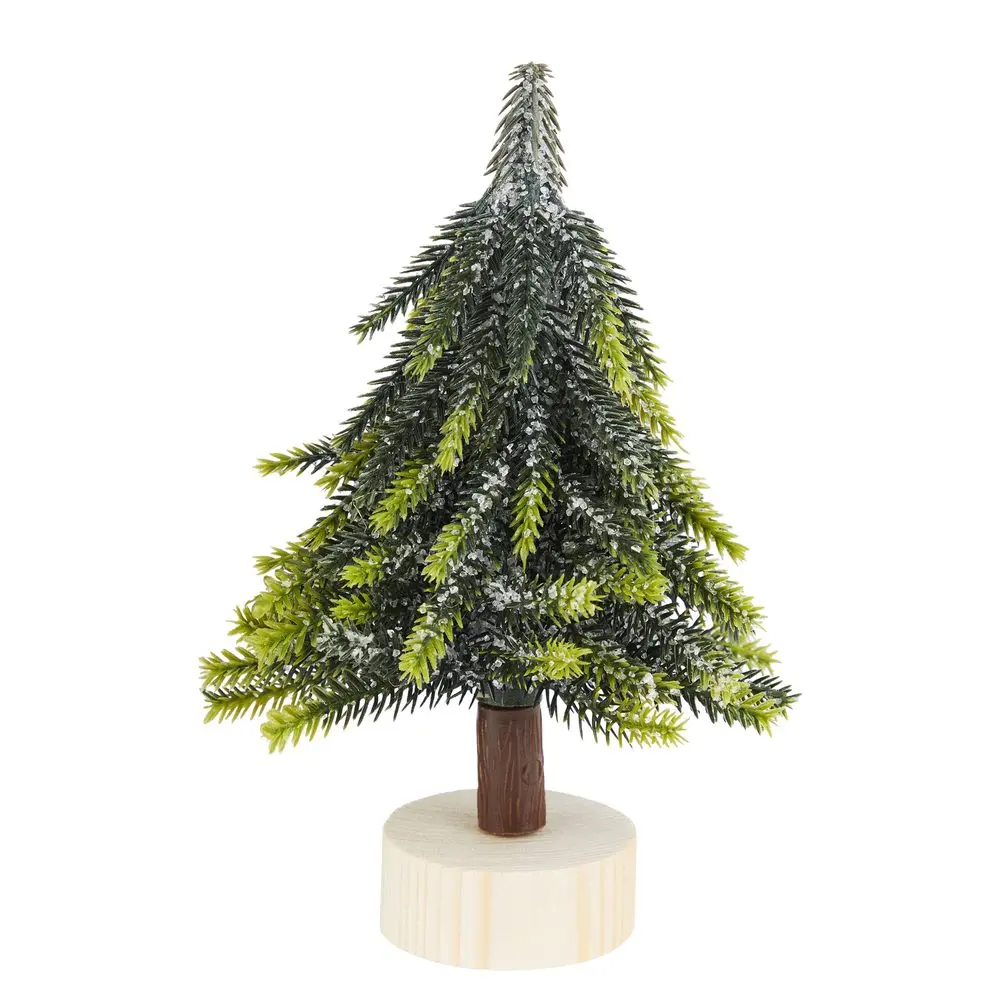 TREE OF THE MONTH Vánoční stromek s dřevěným stojanem 19 cm