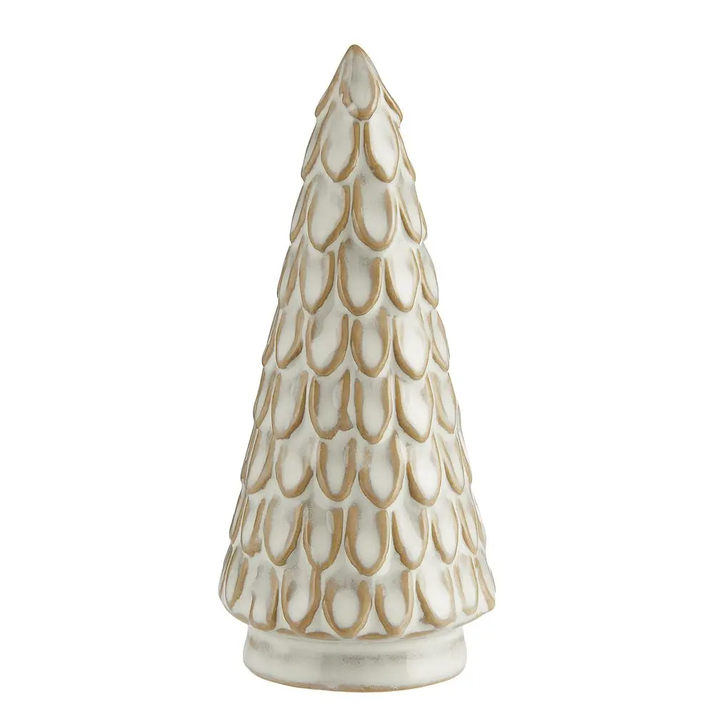 X-MAS Jedle 12 cm - krémová