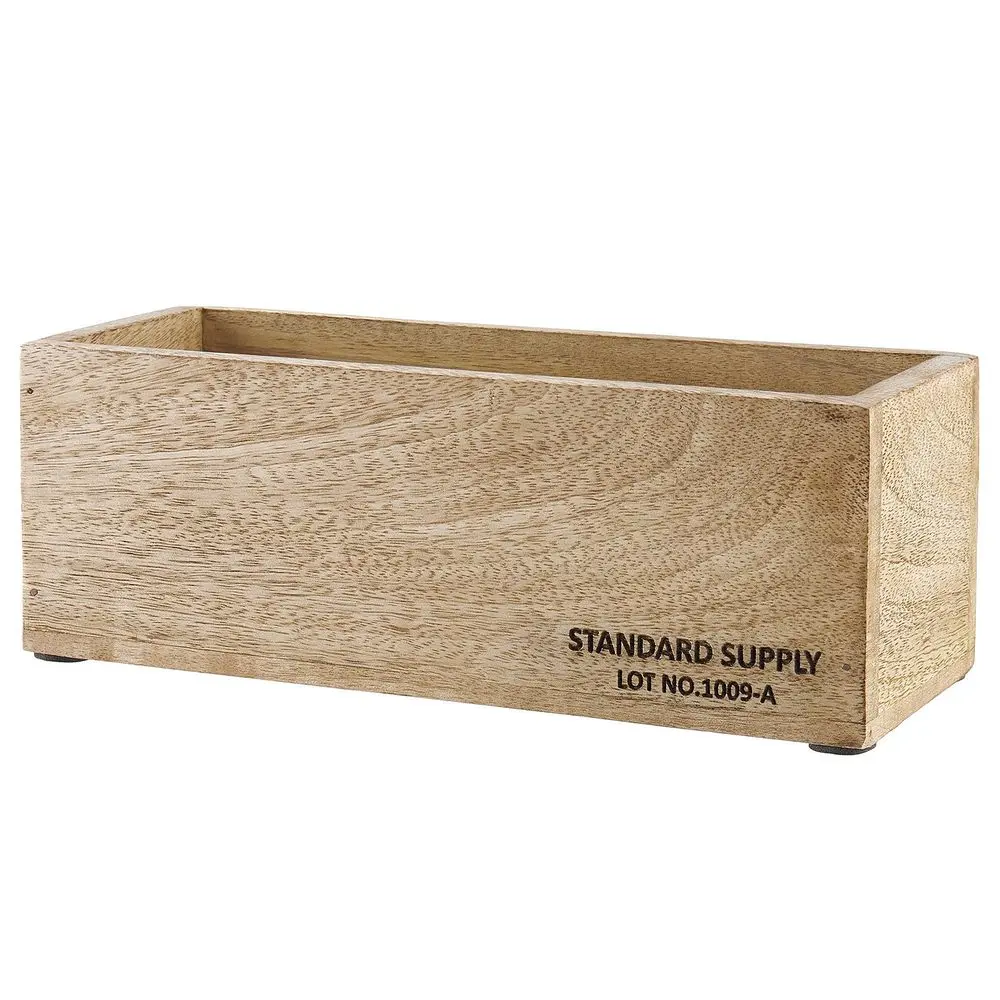 STANDARD SUPPLY Dřevěná bedýnka 28 cm