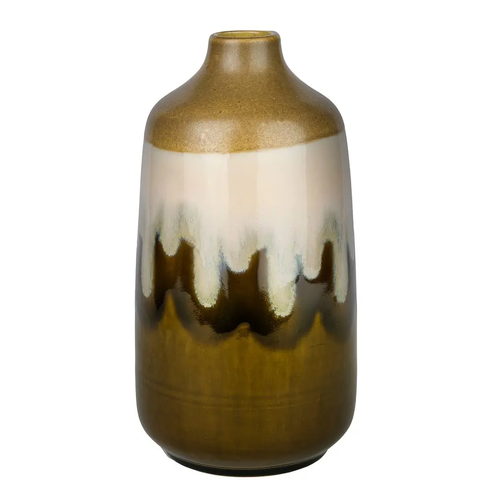 SEVENTIES Váza 25 cm - hnědá