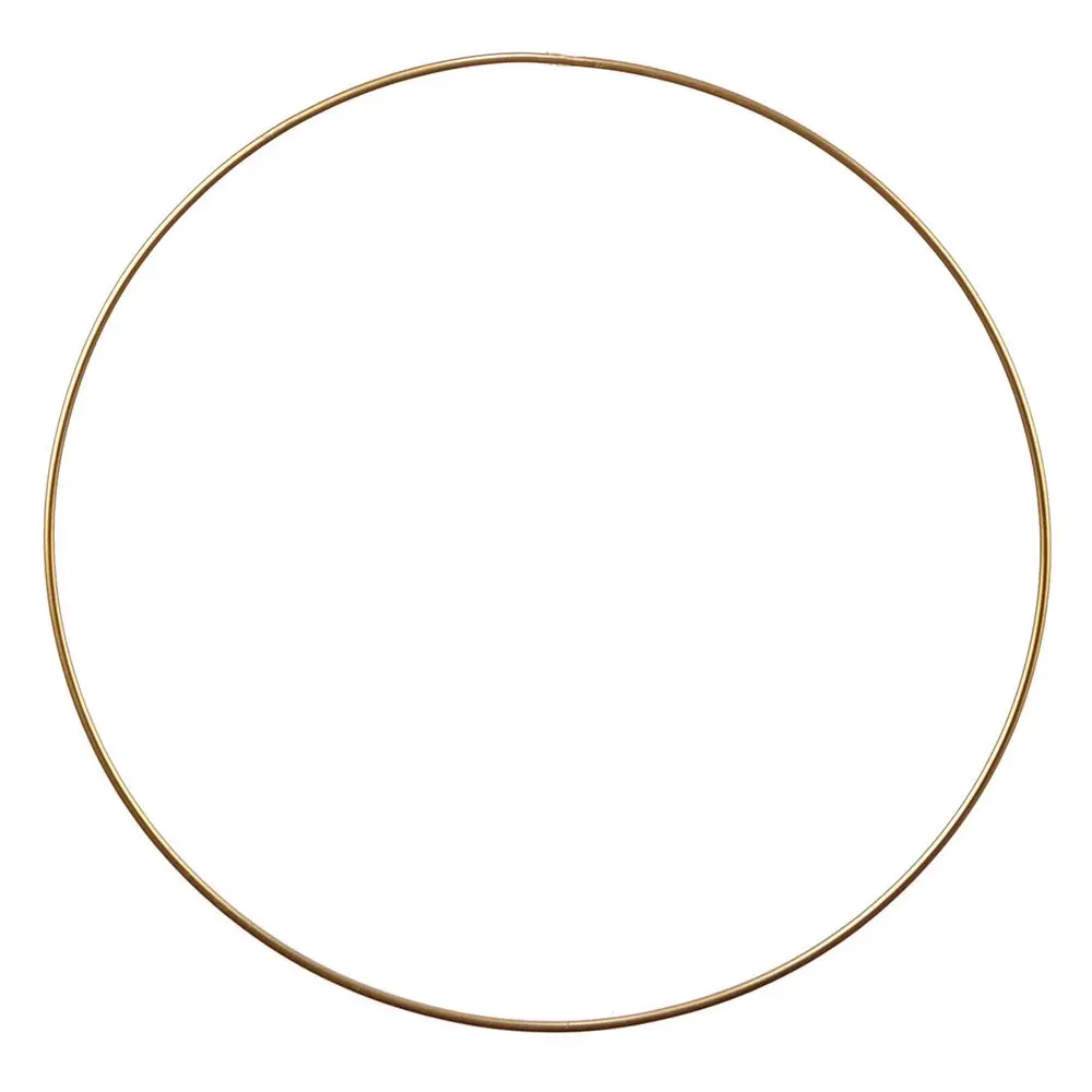 LUNA Dekorační kruh 30 cm - zlatá