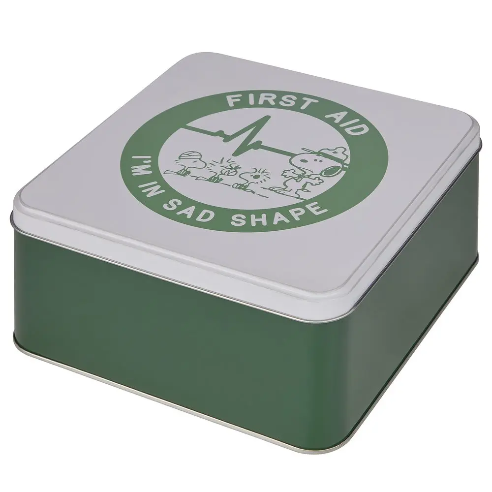 PEANUTS Dóza First Aid - zelená