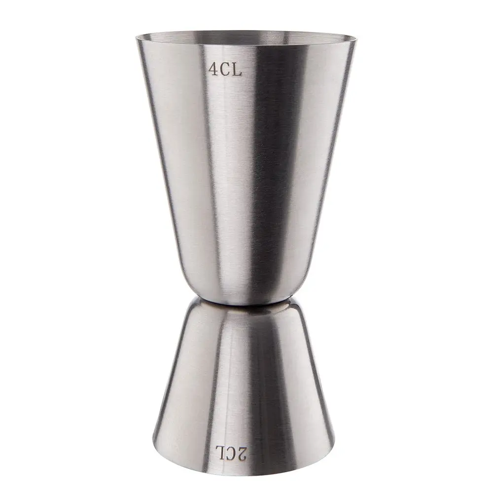 MANHATTAN Barová odměrka 2cl/4cl - stříbrná