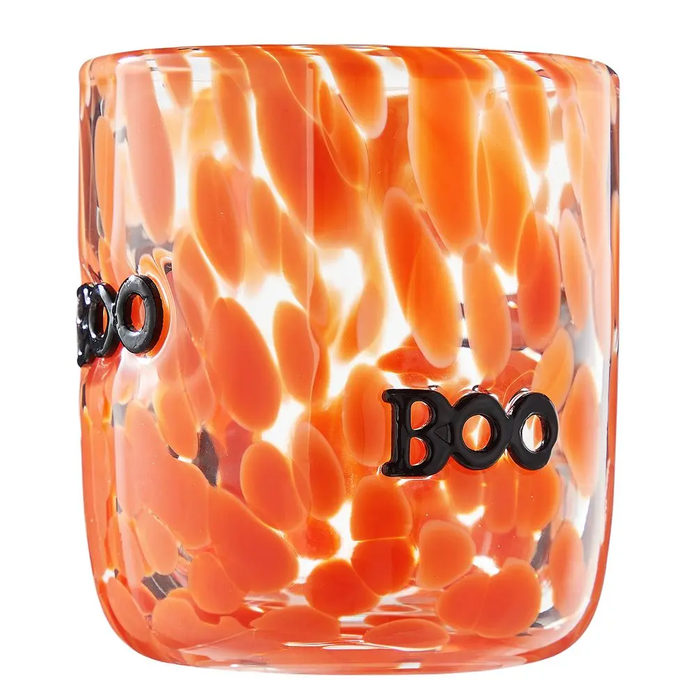 HALLOWEEN Sklenice "Boo Boo" 330 ml - oranžová