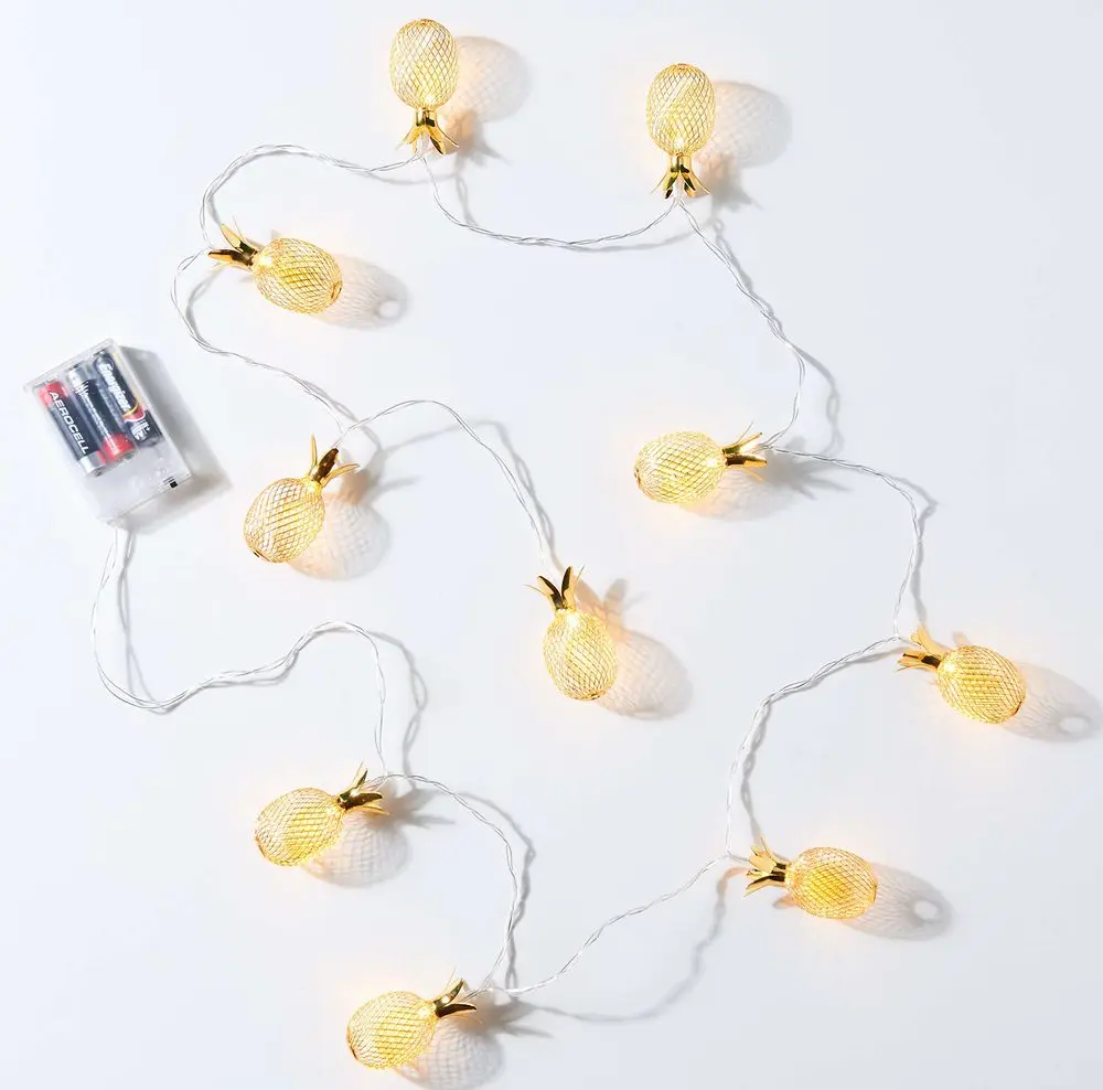 MIAMI Světelný LED řetěz s USB ananas 10 světel