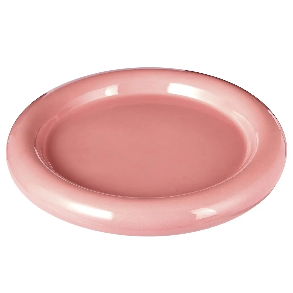 GROOVE Talíř 27 cm - růžová