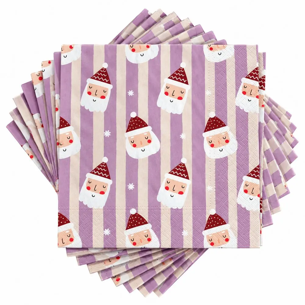 APRÈS Papírové ubrousky Santa 20 ks