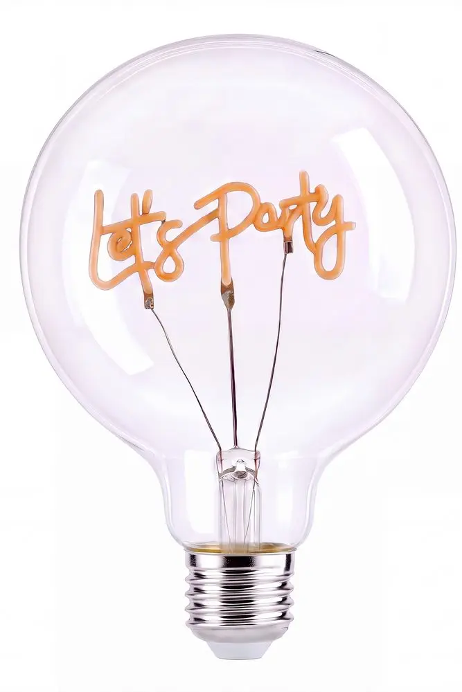 BRIGHT LIGHT LED Žárovka "Let's Party" - růžová