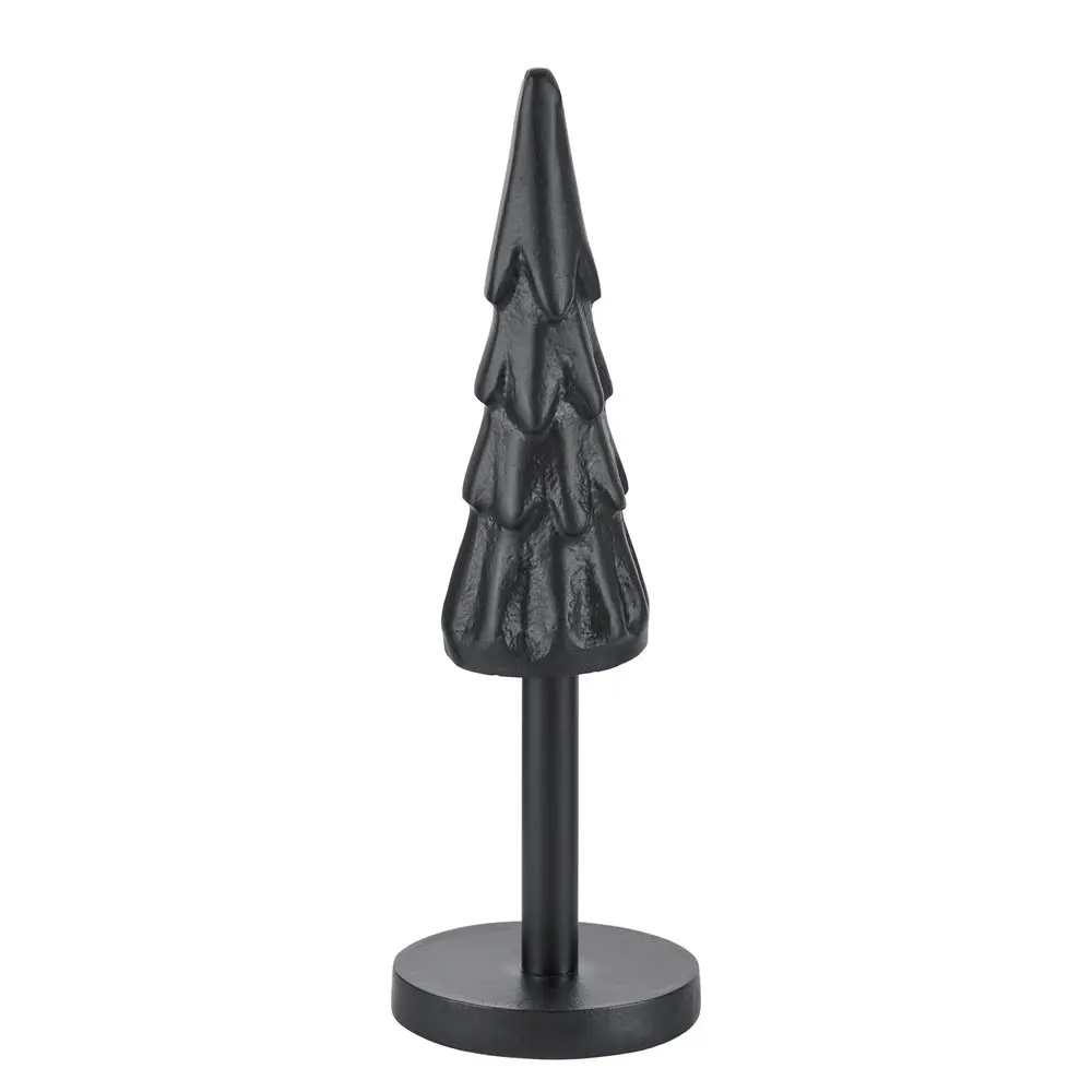 X-MAS Dekorační jedle kovová 25 cm - černá