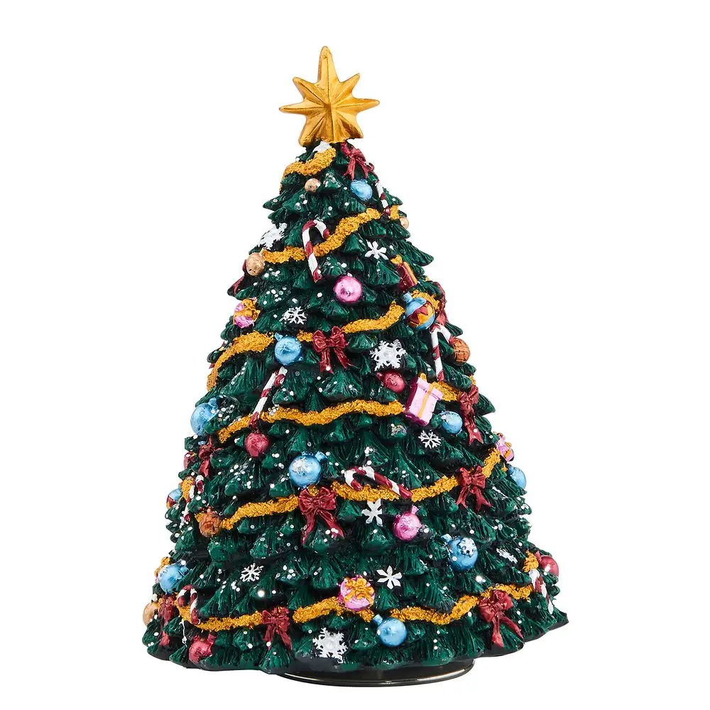 X-MAS Hrací skříňka vánoční stromek 16,5 cm