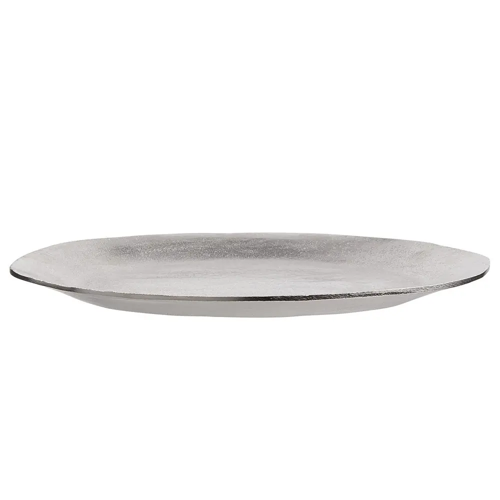BANQUET Dekorační talíř 32 cm - stříbrná