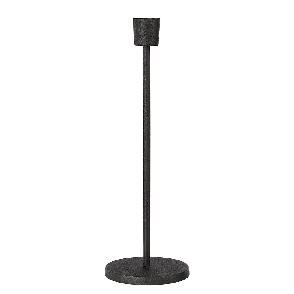 HIGHLIGHT Svícen na dlouhou svíčku 30 cm - černá