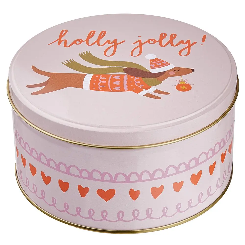 COOKIE JAR Dóza kulatá jezevčík 13,5 cm