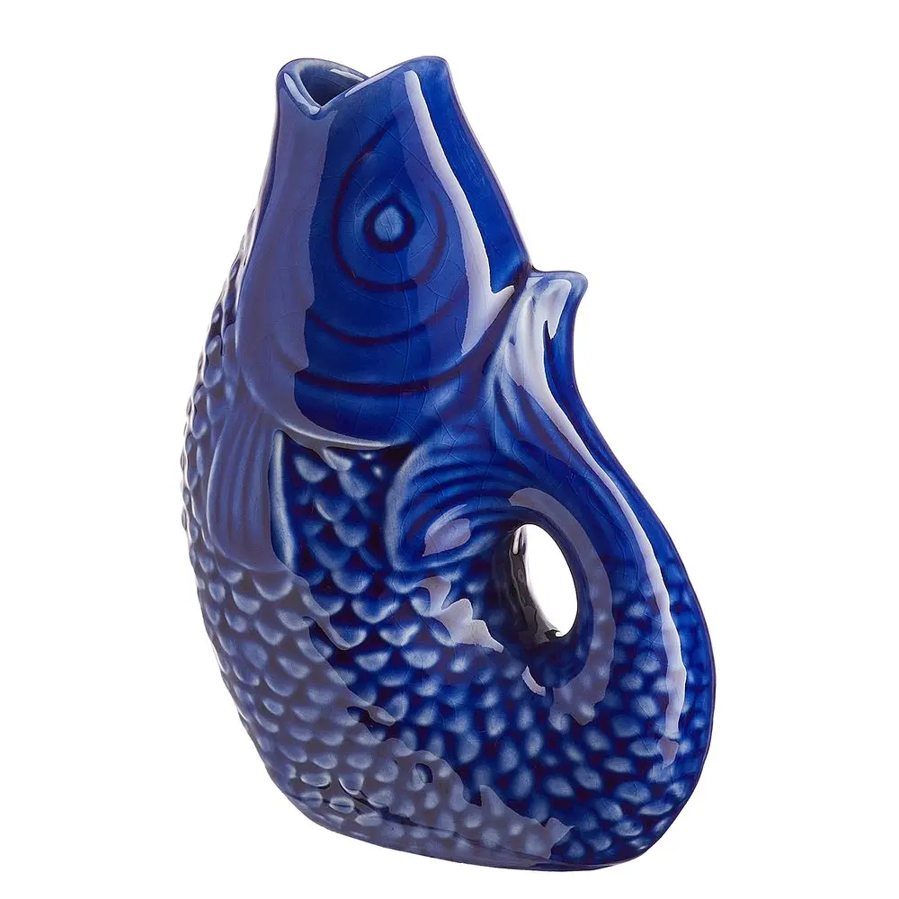 KOI Váza 12 cm - modrá
