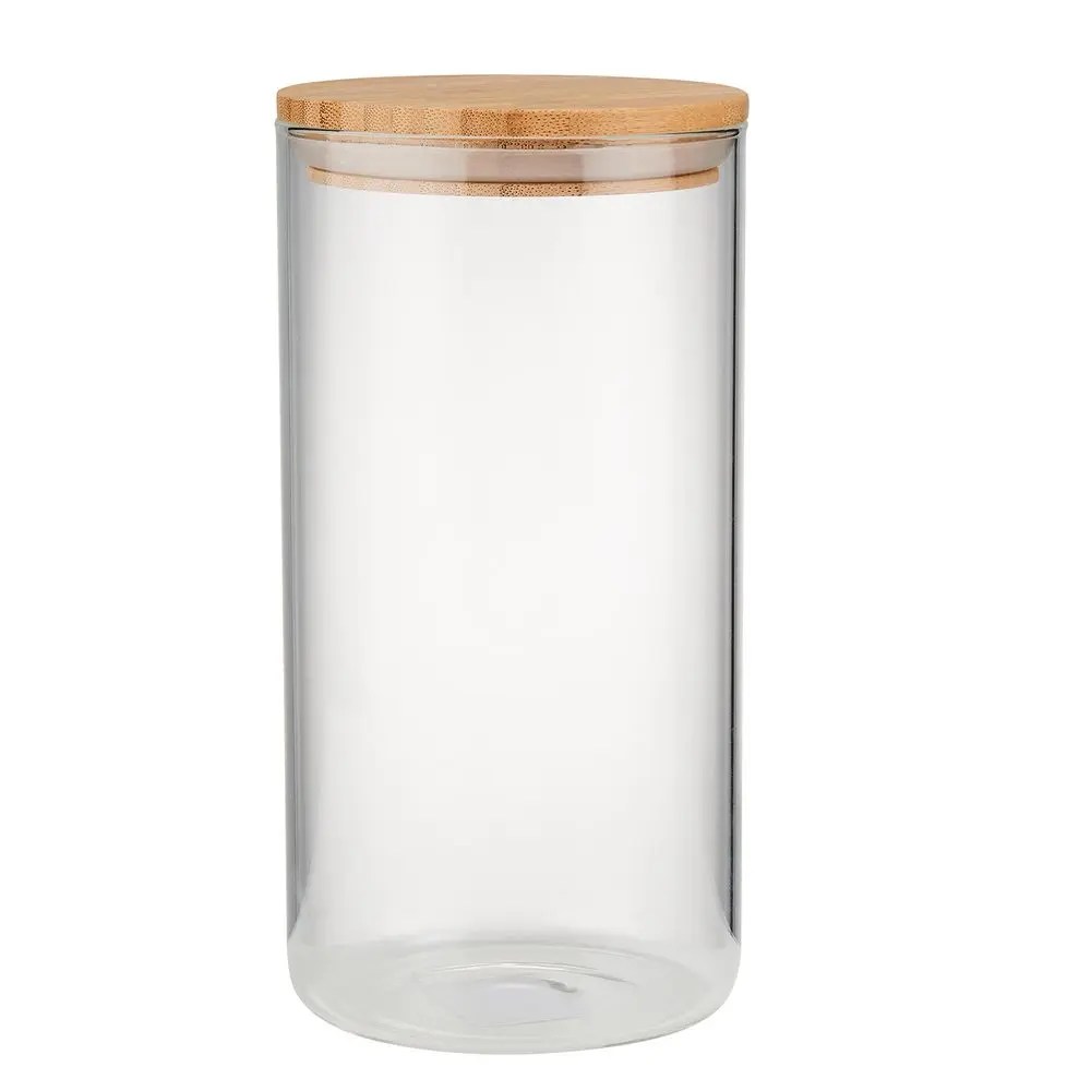 WOODLOCK Skleněná dóza 2300 ml - čirá/přírodní