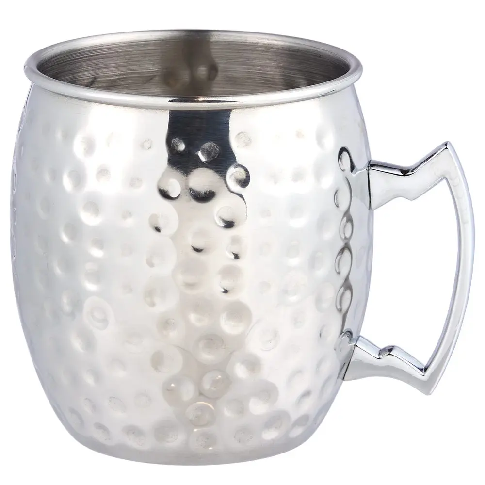 MOSCOW MULE Hrnek tepaný 470 ml - stříbrná