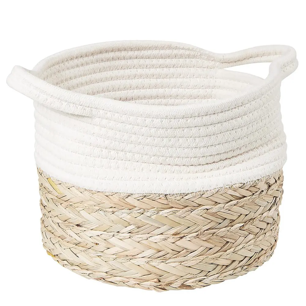 COTTON BRAID Úložný koš z mořské trávy XS