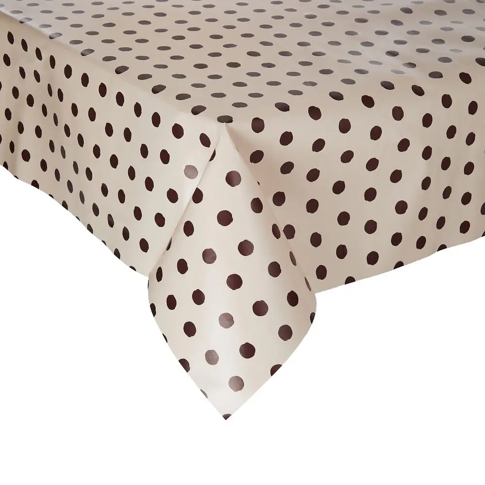 WATERPROOF Ubrus omyvatelný puntíky 110 x 110 cm - sv. růžová