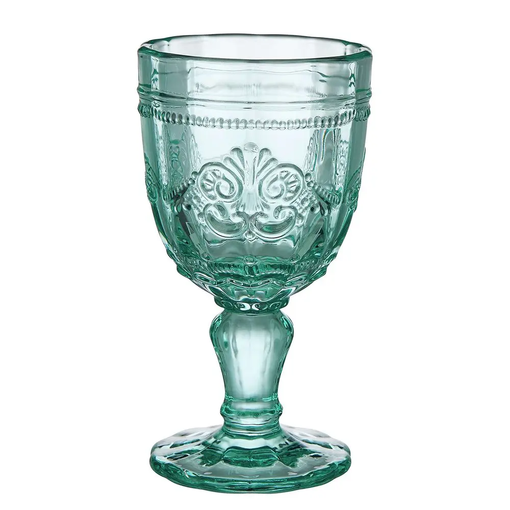 VICTORIAN Sklenice na stopce 230 ml - mátová