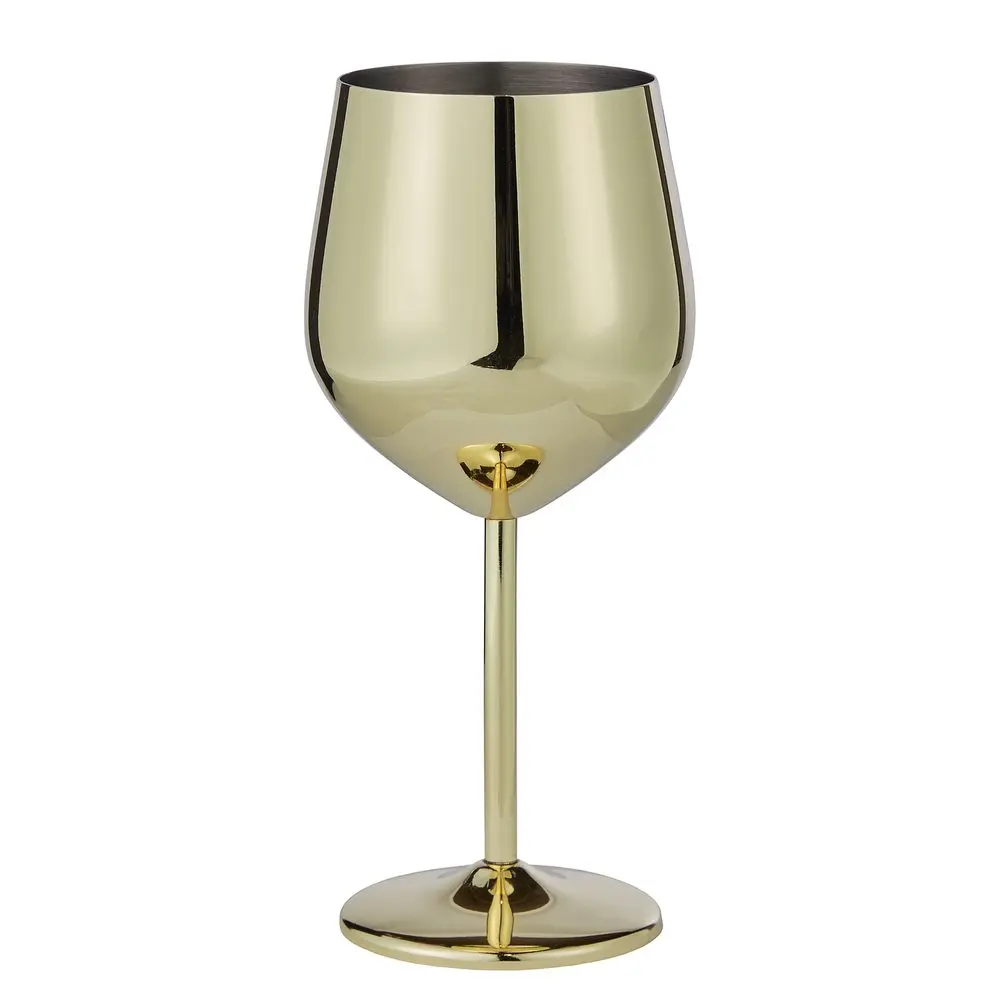 MANHATTAN LOUNGE Pohár na víno 400 ml - zlatá