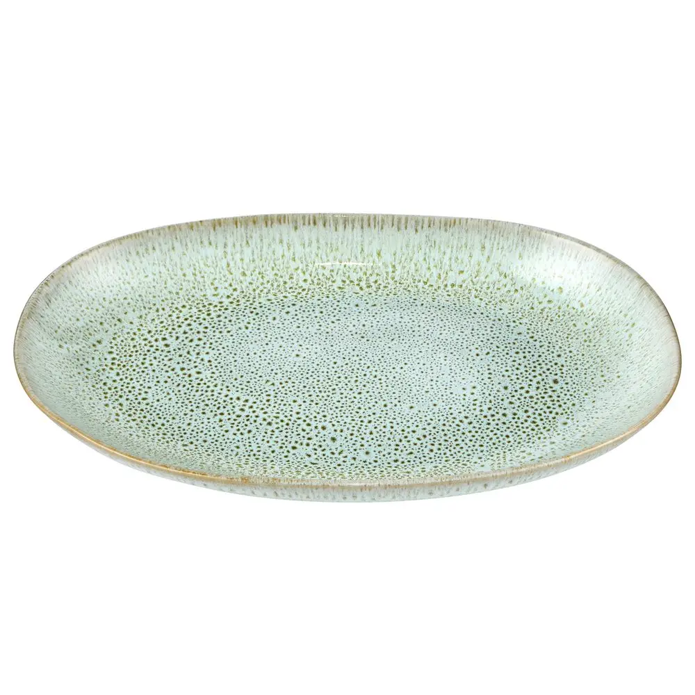 TAVIRA Servírovací talíř 36 x 22 cm - zelená