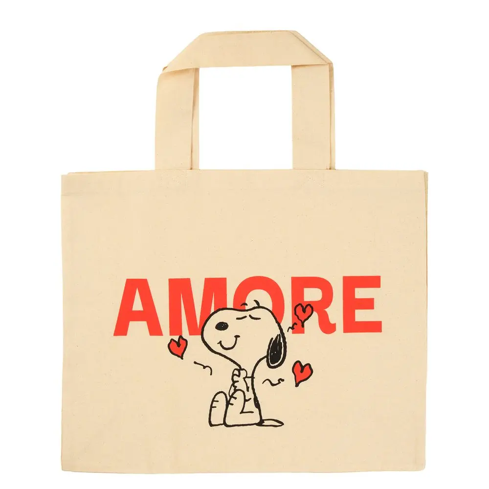 PEANUTS Taška bavlněná velká "Amore"