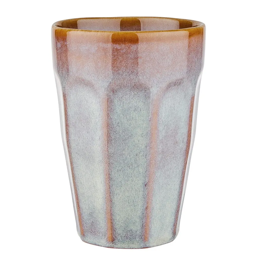 BERGAMO Hrnek Latte macchiato 330 ml - šedohnědá