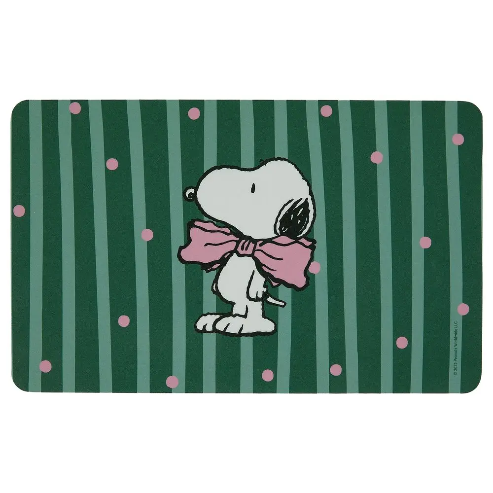 PEANUTS Snídaňové prkénko Snoopy s motýlkem - zelená