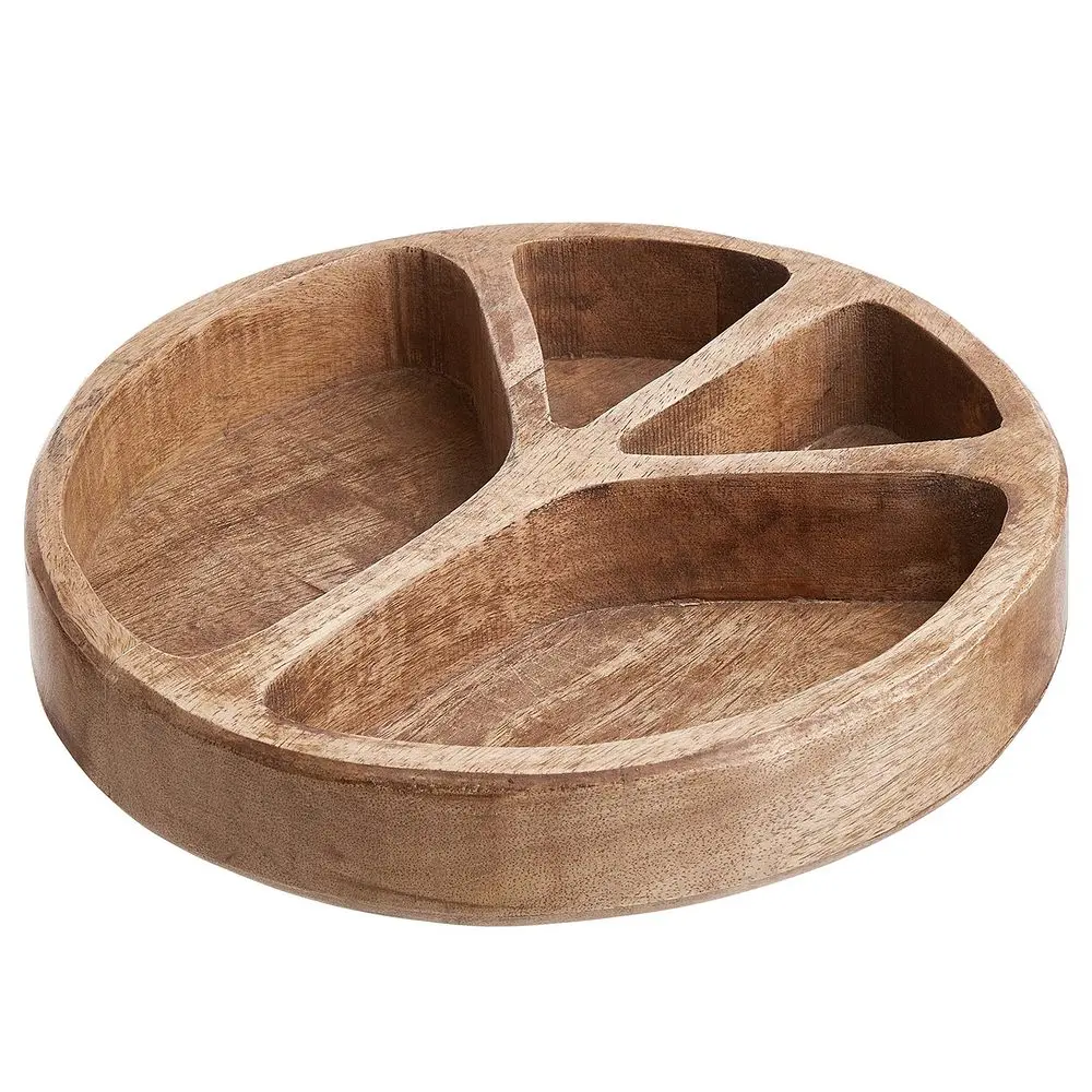 PEACE Miska na snack z mangového dřeva 22 cm