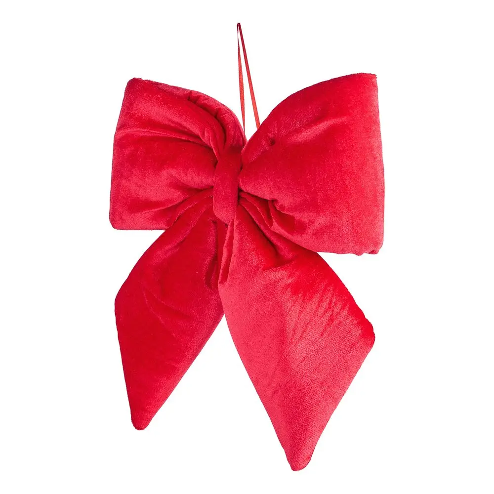 PRESENT Vyztužená mašle 30 cm - červená
