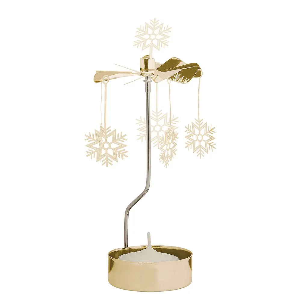 MERRY-GO-ROUND Kolotoč na čajovou svíčku sněhová vločka