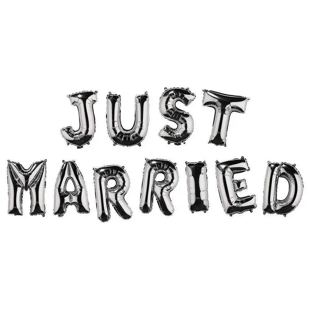 UPPER CLASS Fóliový balónek "JUST MARRIED"