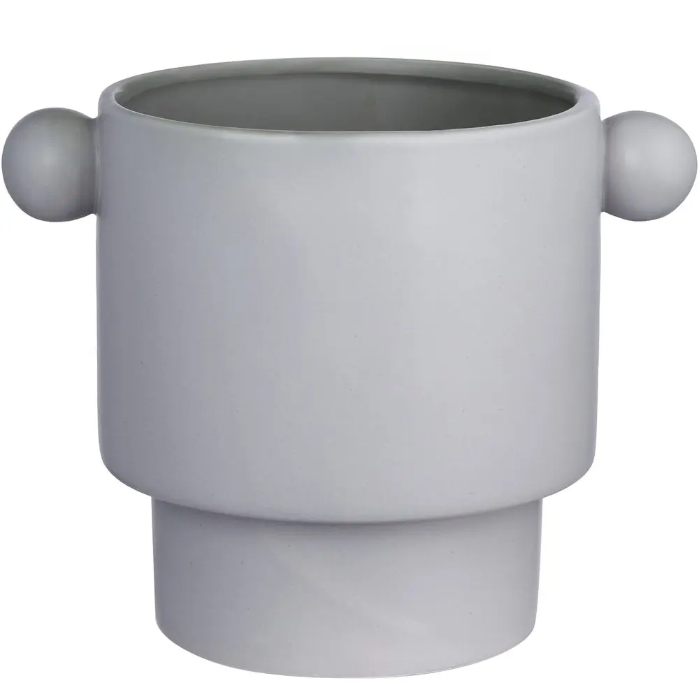 HANDLE Květináč 18 cm - šedá