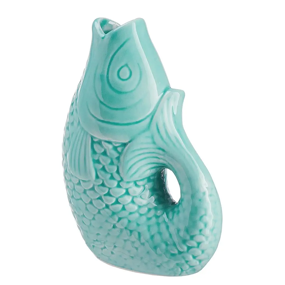 KOI Váza 12 cm - tyrkysová