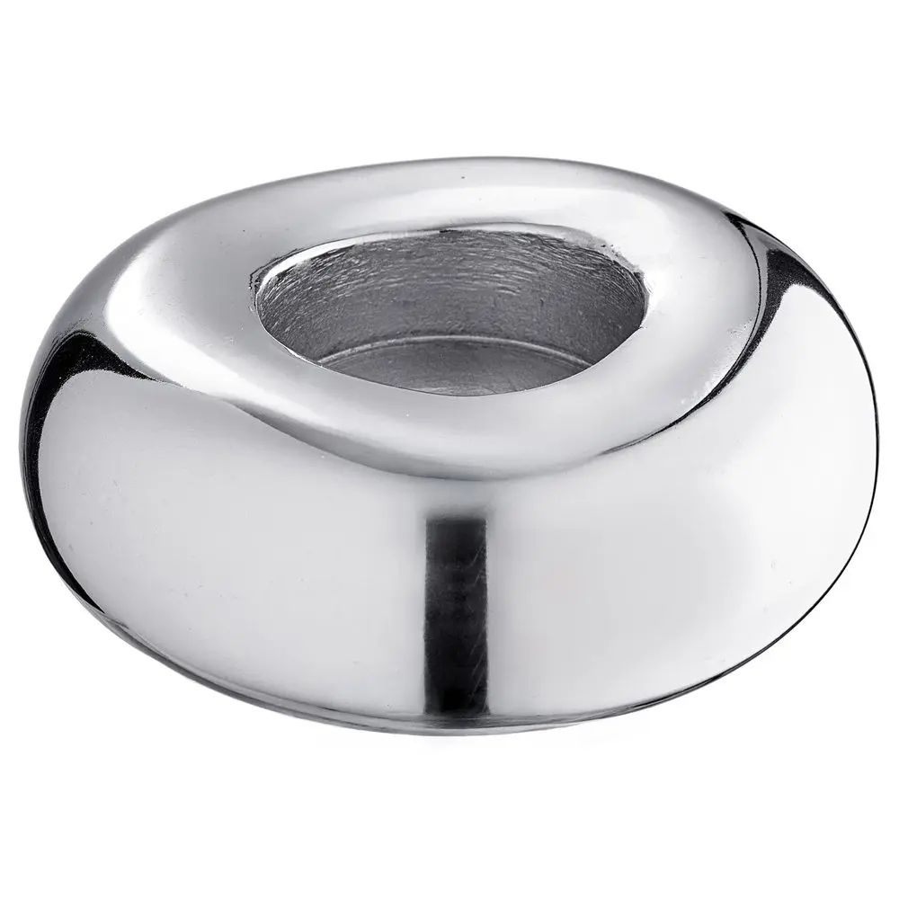 CHROME Svícen na čajovou svíčku 9 cm - stříbrná