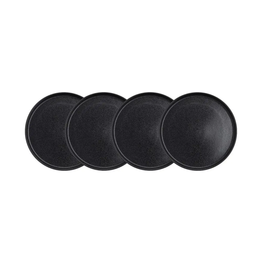 CASA NOVA Sada snídaňových talířů 22,5 cm set 4 ks - černá