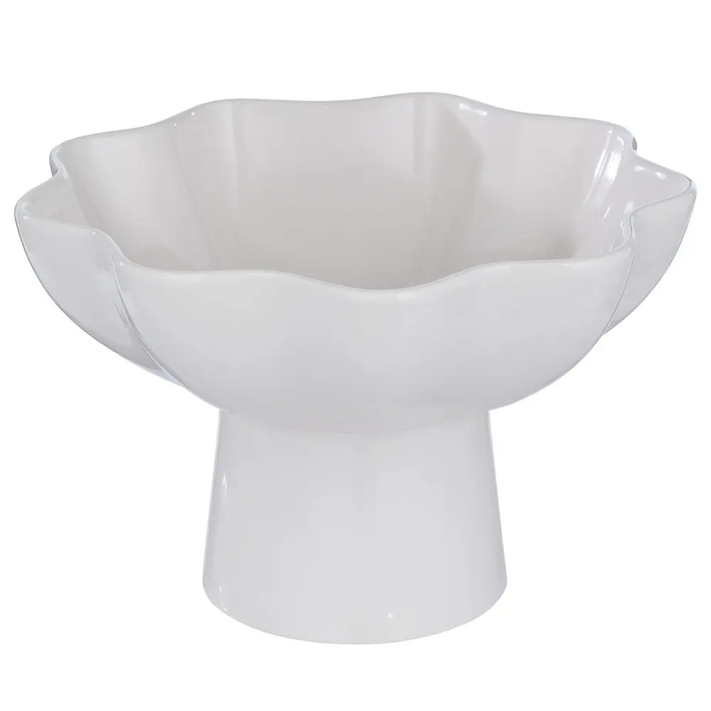 LOUISE Mísa s nohou 23 cm - krémová