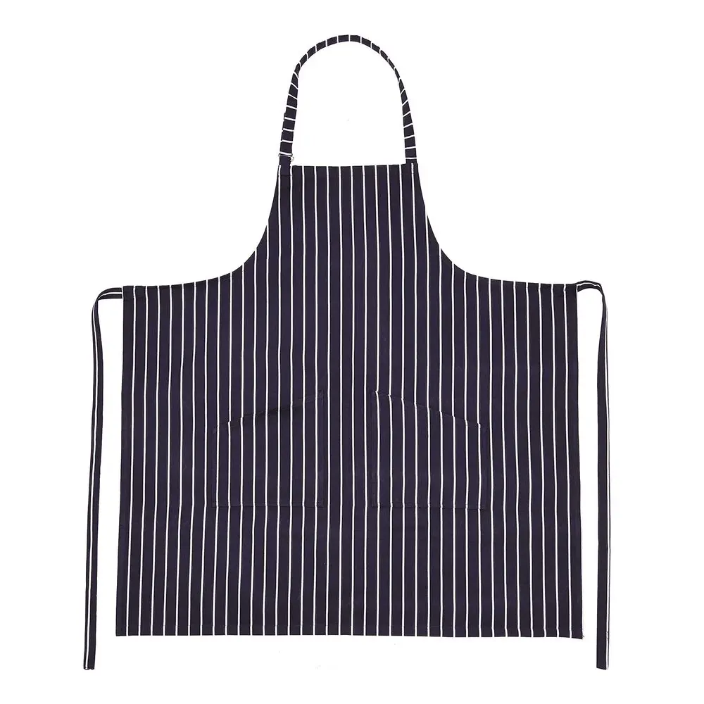 BUTCHERSTRIPE Zástěra proužky - modrá