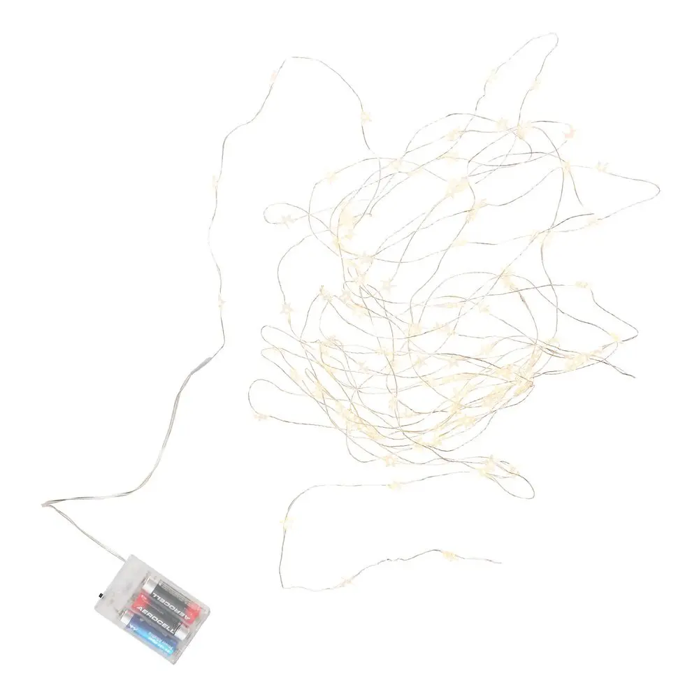 STAR LIGHTS LED Světelný řetěz drátěné hvězdy s USB 100 světel