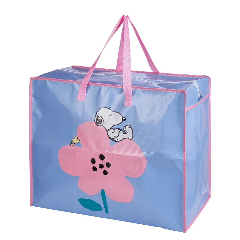 BAG ATTACK Taška JUMBO Snoopy a květina - modrá