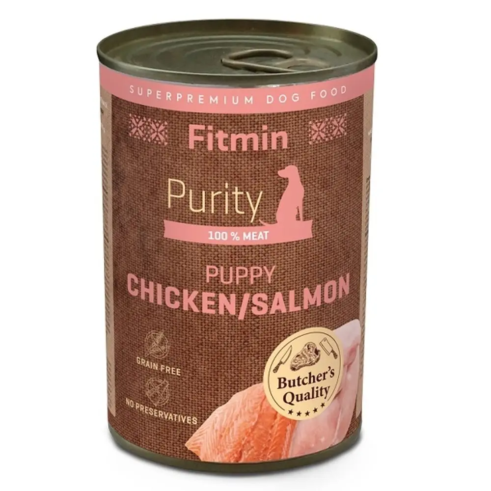 Fitmin Dog Purity konzerva Puppy Salmon with Chicken 400 g | Konzerva pro psy | P58033