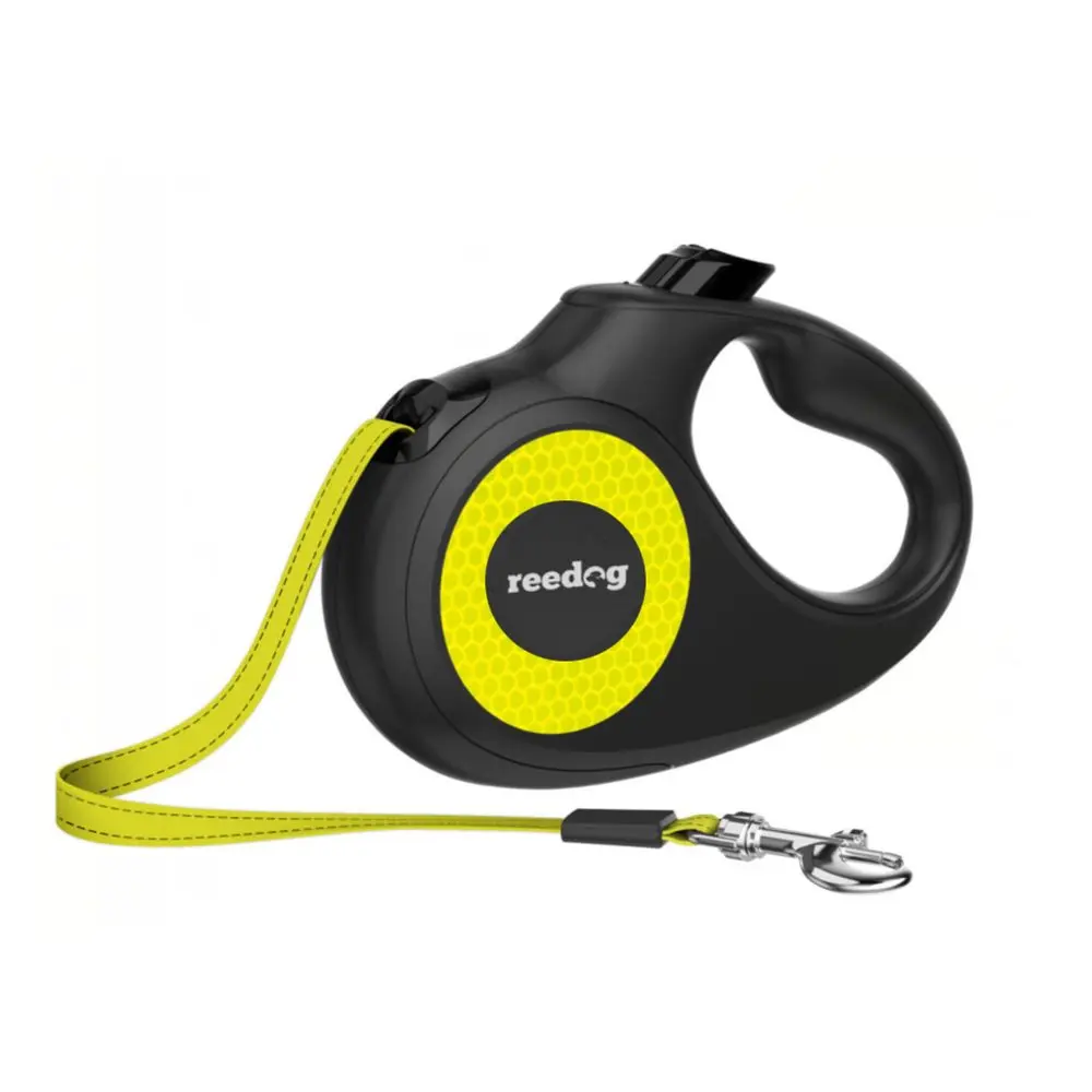 Reedog samonavíjecí vodítko L 50kg / 5m páska / reflexní | P55618