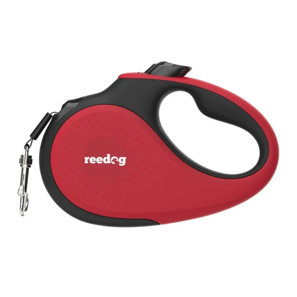 Reedog Senza Premium samonavíjecí vodítko L 50kg / 5m páska / červené | P38095