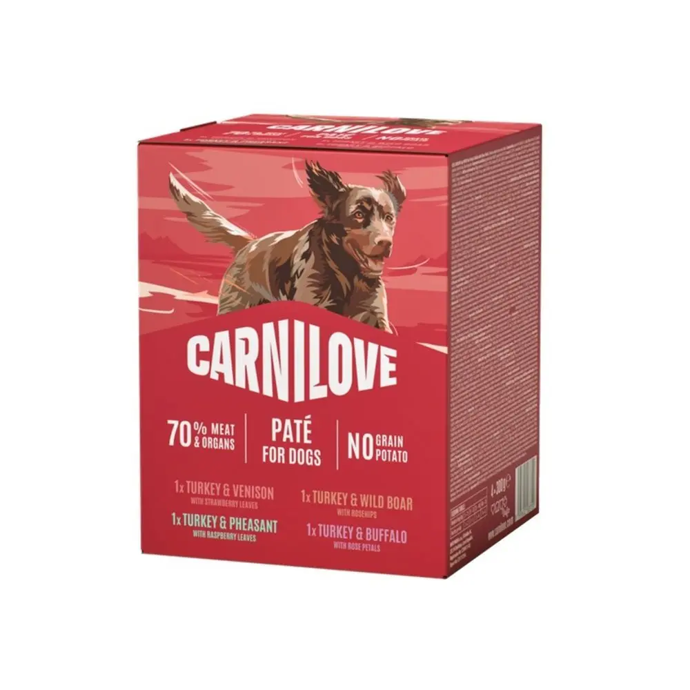 Carnilove Dog Pouch Paté Multipack 4x300g | Kapsička pro psy | P59464