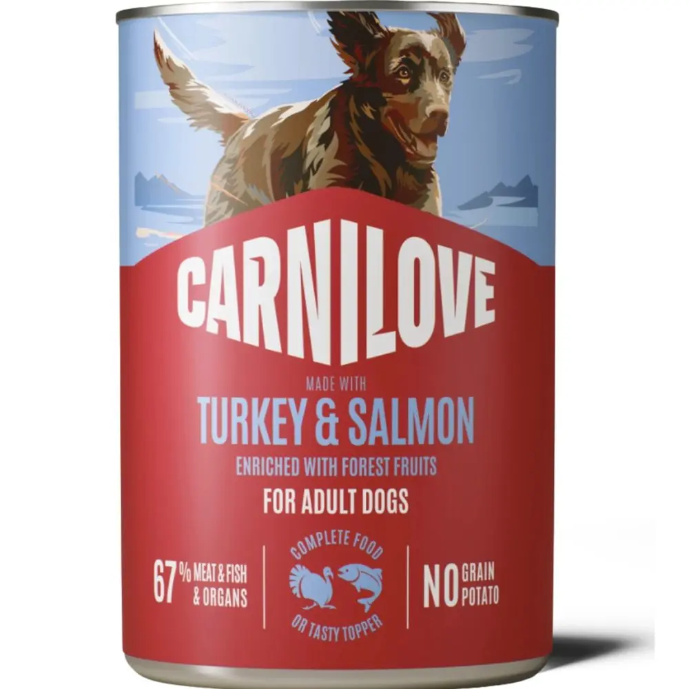 Carnilove Dog Can paté Turkey&Salmon 400g | Konzerva pro psy | P59472