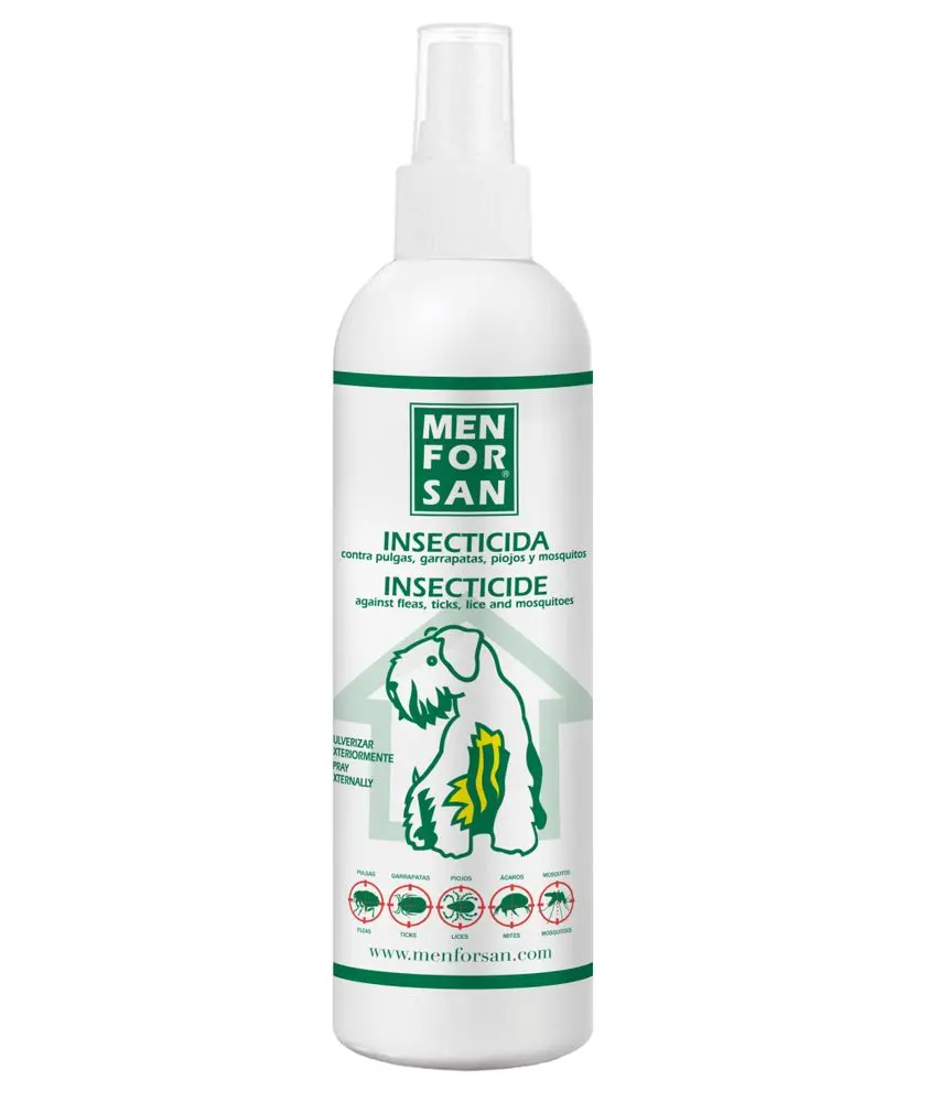 Menforsan antiparazitní sprej na pelíšek proti blechám a klíšťatům pro psy, 250 ml | P2680